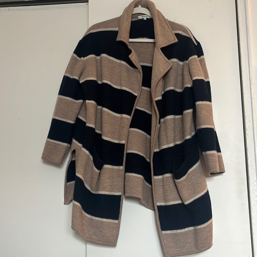 Madewell Sweater Wool Coat Cardigan Jacket